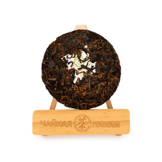 Pressed Rip Pu-erh Tea - Шу пуэр cо старых чайных деревьев "PROSECCO ШУ" марки "Чайная Линия" 200 г., 