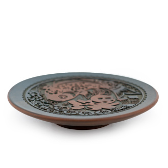 Подставка для чайника или пиалы из Циньчжоу, Гуанси "Глиняный карп". Price: ₽2,410 rub.