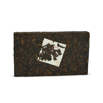 Pressed Rip Pu-erh Tea - Шу пуэр 2023 г. "Щедрый" завода "Чжоуши " 500 г, 