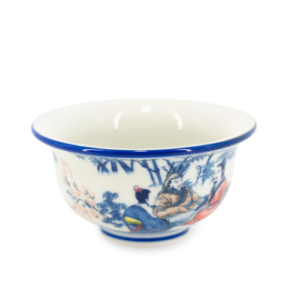 Пиала фарфоровая ручной росписи "Встреча", 125 мл. | 茶杯. Price: ₽2,120 rub.