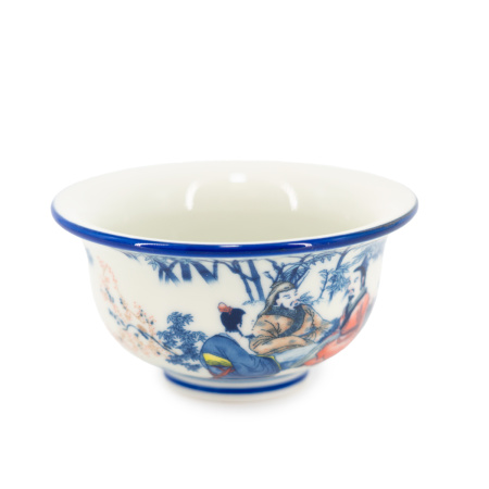 Пиала фарфоровая ручной росписи "Встреча", 125 мл. | 茶杯. Price: ₽2,120 rub.