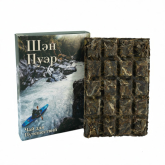 Pressed Raw Pu-erh Tea - Travel Tea "Sheng Pu'er", 70 g, 