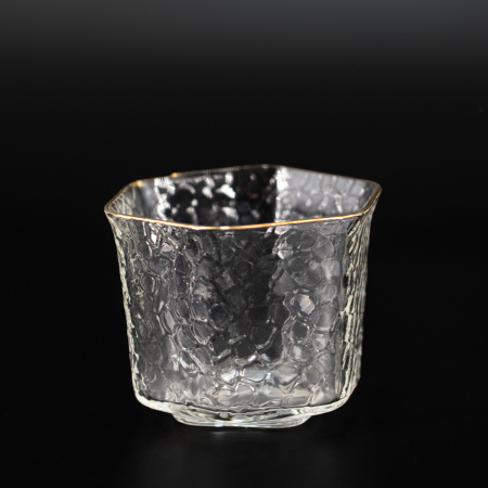 Пиала стеклянная "Золотые грани", 100 мл | 茶杯. Price: ₽1,730 rub.