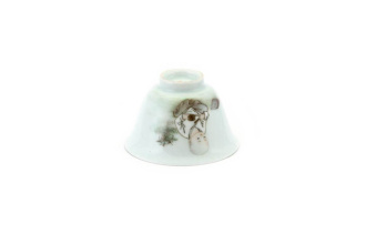 Porcelain bowl "Calm morning" hand-painted by master "Yu Jiyong", 60 ml. | 茶杯. Price: ₽20,430 rub.
