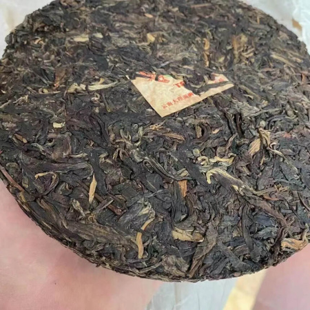 Pressed Raw Pu-erh Tea - Шэн пуэр 2007 "T801" завода "Тулинь" 380 г, 