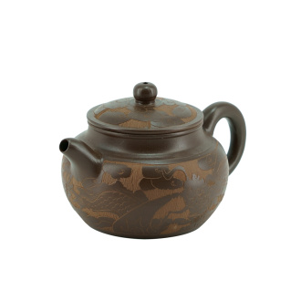 Глиняный чайник "Тёмный орнамент". Price: ₽2,230 rub.