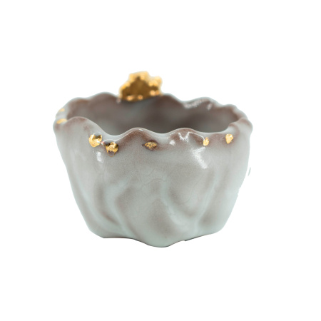 Пиала авторская ручной работы "Лиловое озеро", 100 мл. | 茶杯. Price: ₽8,150 rub.