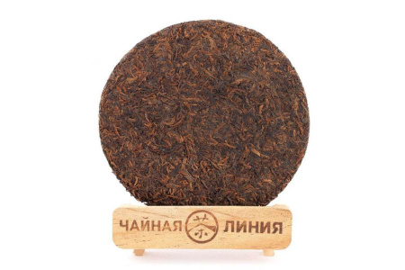 Pressed Rip Pu-erh Tea - Shu Puer 2019 "Divine Melody Banzhang" by Chashuwan factory 357 g, 