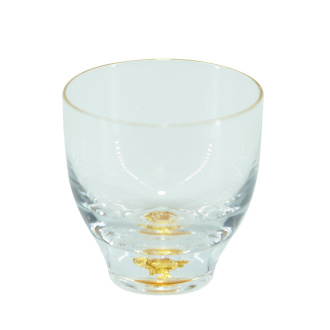 Glass bowl with gold foil "Overflows" 100 ml | 茶杯. Price: ₽2,430 rub.