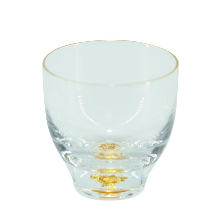 Glass bowl with gold foil "Overflows" 100 ml | 茶杯. Price: ₽2,430 rub.