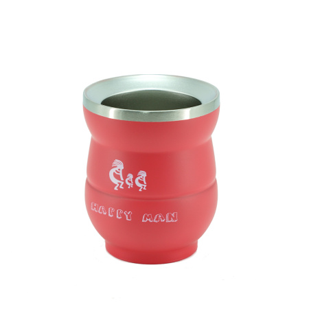 Double-walled metal mate calabash "Coral", 150 ml.. Price: ₽3,780 rub.