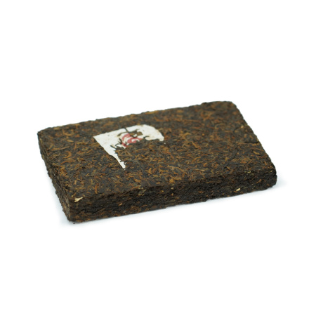 Pressed Rip Pu-erh Tea - Shu Pu'er 2020 "Offering to the Leader with the Aroma of Sticky Rice" from the Chashuwan Factory, 250g brick, 