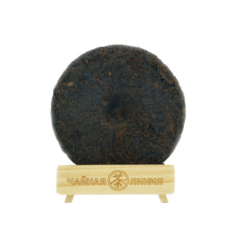 Pressed Rip Pu-erh Tea - Shu Pu'er 2009 "Bingdao gu shu" raw materials "Daxueshan", 357 g, 