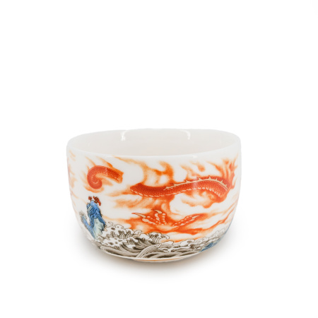 Porcelain bowl "Dragon's Rampage", 130 ml | 茶杯. Price: ₽1,860 rub.