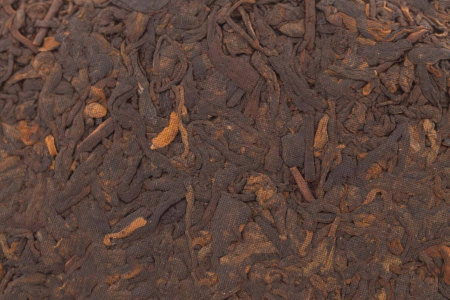 Pressed Rip Pu-erh Tea - Шу пуэр 2017 г. «Аромат Мэнхай» завода «Баньпэн гушу» 357 г, 